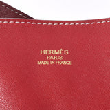 HERMES Hermes Dubble Sense 28 Reversible Tote Rouge Rouge Rouge/Rouge Viff □ P -engraved (around 2012) Unisex Vo Sickim Handbag B Rank used Ginzo