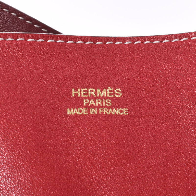 HERMES Hermes Dubble Sense 28 Reversible Tote Rouge Rouge Rouge/Rouge Viff □ P -engraved (around 2012) Unisex Vo Sickim Handbag B Rank used Ginzo