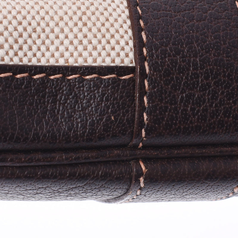 HERMES Hermes Garden Party TPM Maron □ H engraved (around 2004) Ladies canvas handbag AB rank used Ginzo