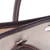 HERMES Hermes Garden Party TPM Maron □ H engraved (around 2004) Ladies canvas handbag AB rank used Ginzo