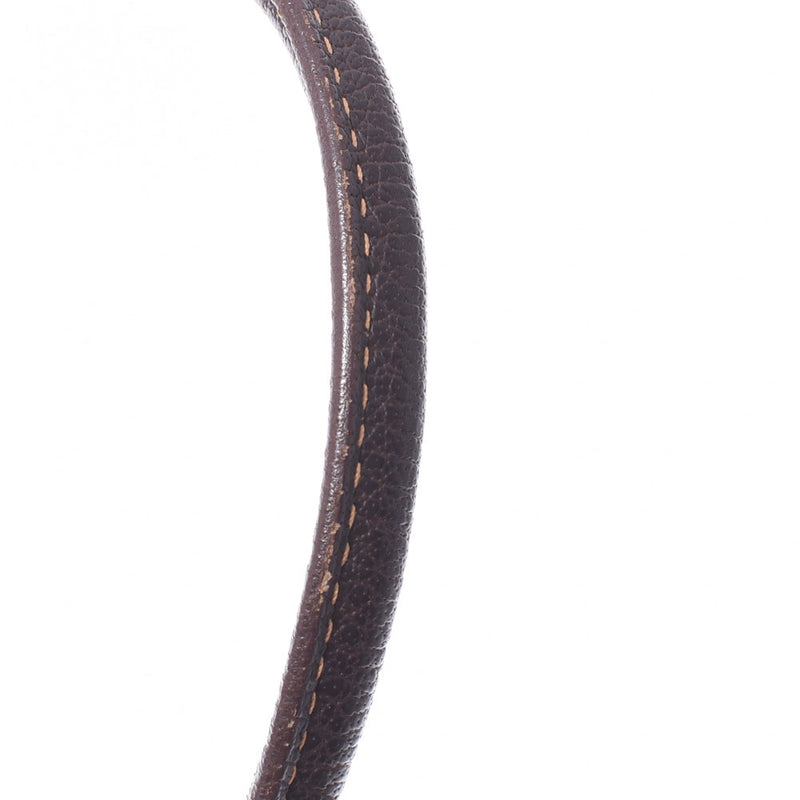 HERMES Hermes Garden Party TPM Maron □ H engraved (around 2004) Ladies canvas handbag AB rank used Ginzo