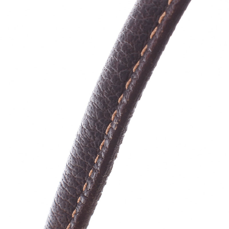 HERMES Hermes Garden Party TPM Maron □ H engraved (around 2004) Ladies canvas handbag AB rank used Ginzo