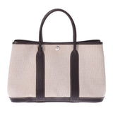 HERMES Hermes Garden Party TPM Maron □ H engraved (around 2004) Ladies canvas handbag AB rank used Ginzo