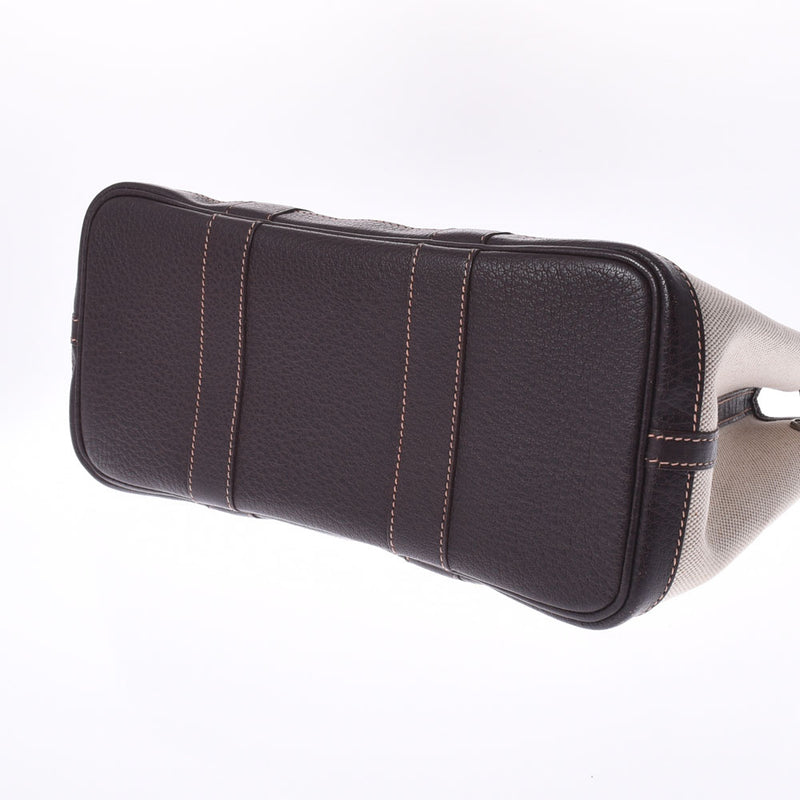 HERMES Hermes Garden Party TPM Maron □ H engraved (around 2004) Ladies canvas handbag AB rank used Ginzo