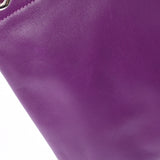 HERMES Hermes Aline Anemone Silver metal D -engraved (around 2019) Unisex Swift Shoulder Bag AB Rank Used Ginzo