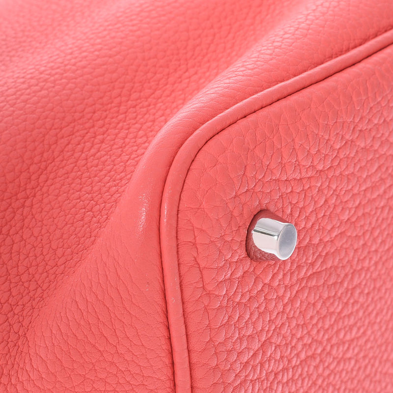 HERMES Hermes Picotan Lock MM Rose Jaipur Silver Bracket □ P engraved (around 2012) Ladies Toryon Lemance Handbag A Rank Used Ginzo