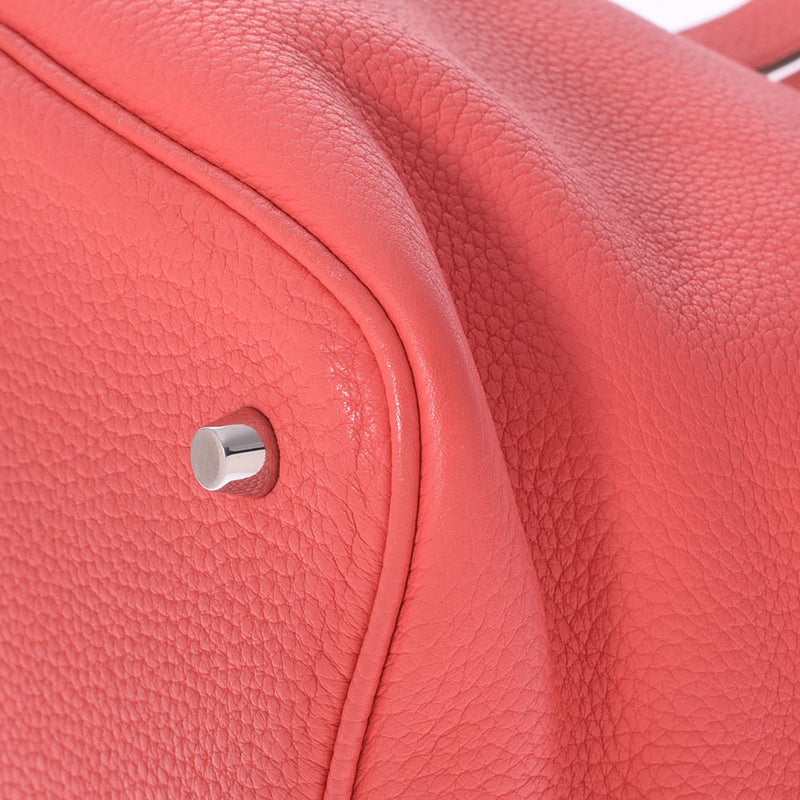 HERMES Hermes Picotan Lock MM Rose Jaipur Silver Bracket □ P engraved (around 2012) Ladies Toryon Lemance Handbag A Rank Used Ginzo