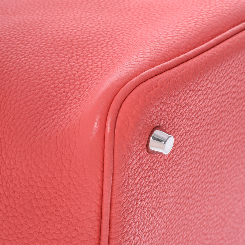HERMES Hermes Picotan Lock MM Rose Jaipur Silver Bracket □ P engraved (around 2012) Ladies Toryon Lemance Handbag A Rank Used Ginzo