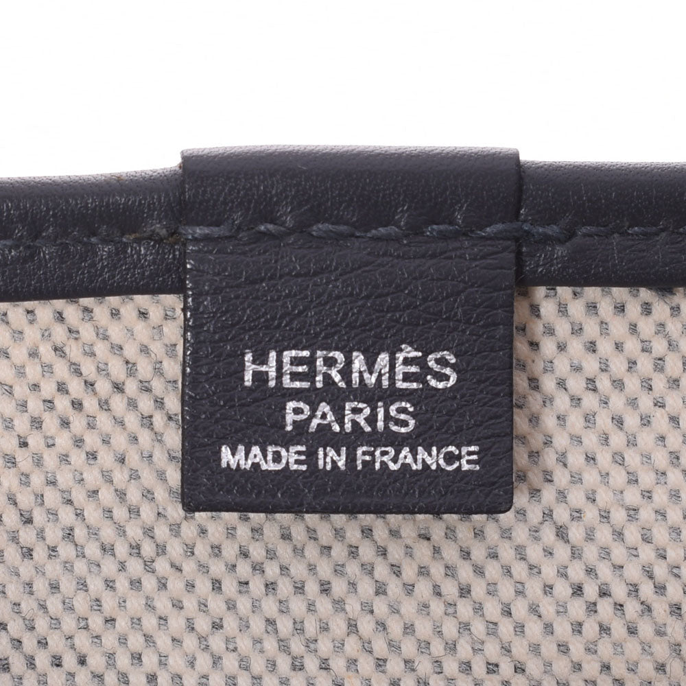 エルメスジャンピングカバス グレー シルバー金具 □K刻印(2007