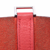 HERMES エルメス ピコタンロック MM ブーゲンビリア(赤系） シルバー金具 □N刻印(2010年頃) レディース トリヨンクレマンス ハンドバッグ Bランク 中古 銀蔵