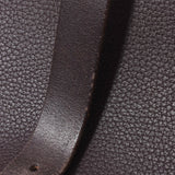HERMES Hermes Etriviere Brief Case Dark Brown Silver Bracket □ Q -engraved (around 2013) Men's Fjord Business Bag B Rank Used Ginzo