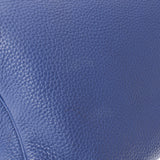 HERMES Hermes Victoria 35 Blue Blue Brightton Silver Bracket C engraved (around 2018) Unisex Toryon Lemance Handbag B Rank used Ginzo