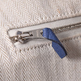 HERMES Hermes Victoria 35 Blue Blue Brightton Silver Bracket C engraved (around 2018) Unisex Toryon Lemance Handbag B Rank used Ginzo