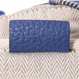 HERMES Hermes Victoria 35 Blue Blue Brightton Silver Bracket C engraved (around 2018) Unisex Toryon Lemance Handbag B Rank used Ginzo