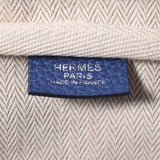 HERMES Hermes Victoria 35 Blue Blue Brightton Silver Bracket C engraved (around 2018) Unisex Toryon Lemance Handbag B Rank used Ginzo