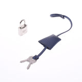 HERMES Hermes Victoria 35 Blue Blue Brightton Silver Bracket C engraved (around 2018) Unisex Toryon Lemance Handbag B Rank used Ginzo