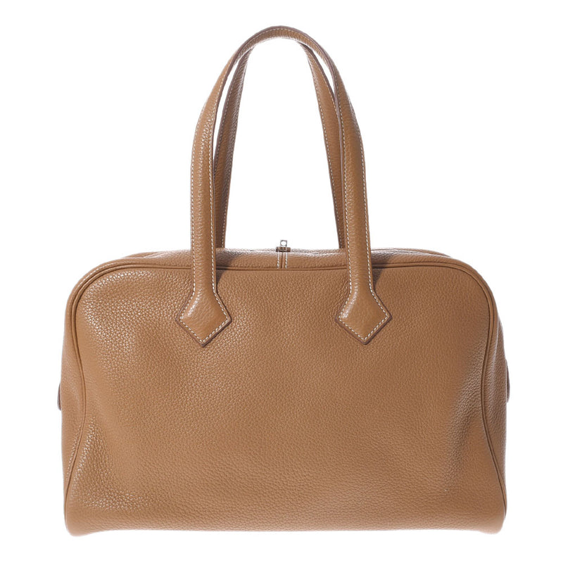 HERMES Hermes Victoria 35 Craft Silver Bracket □ Q -engraved (around 2013) Unisex Toryon Lemance Handbag A Rank Used Ginzo