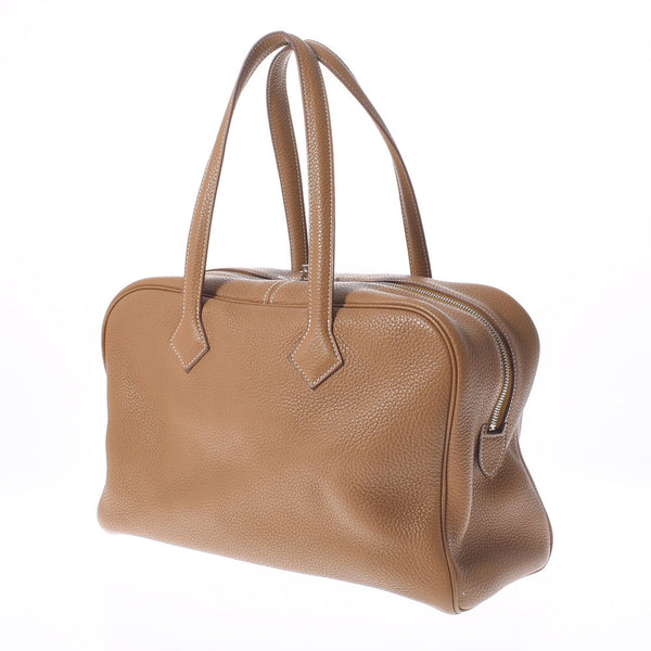 HERMES Hermes Victoria 35 Craft Silver Bracket □ Q -engraved (around 2013) Unisex Toryon Lemance Handbag A Rank Used Ginzo