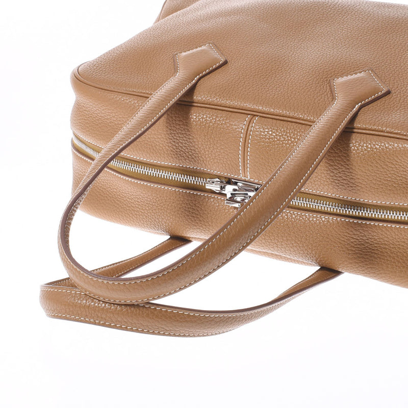 HERMES Hermes Victoria 35 Craft Silver Bracket □ Q -engraved (around 2013) Unisex Toryon Lemance Handbag A Rank Used Ginzo