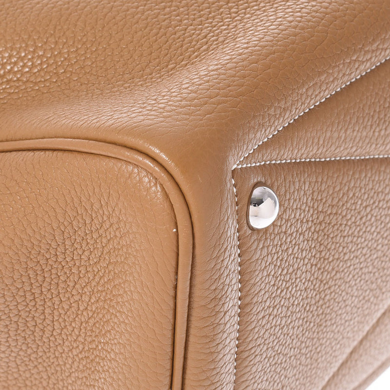 HERMES Hermes Victoria 35 Craft Silver Bracket □ Q -engraved (around 2013) Unisex Toryon Lemance Handbag A Rank Used Ginzo