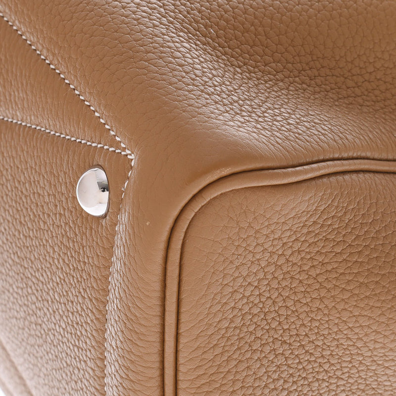 HERMES Hermes Victoria 35 Craft Silver Bracket □ Q -engraved (around 2013) Unisex Toryon Lemance Handbag A Rank Used Ginzo