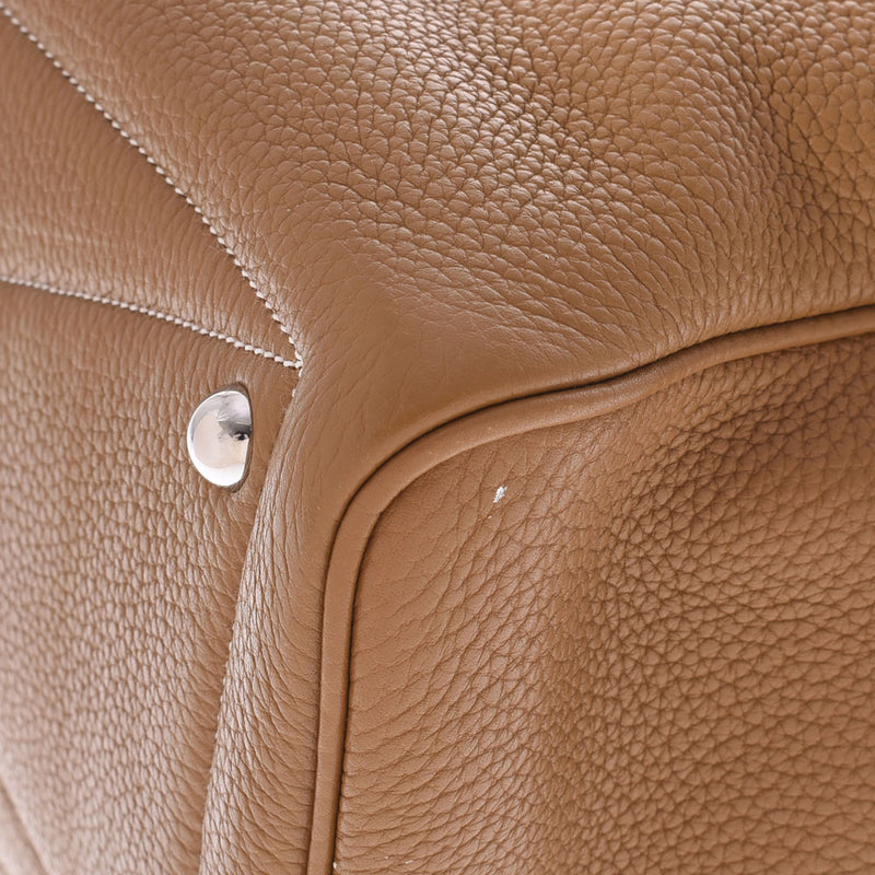 HERMES Hermes Victoria 35 Craft Silver Bracket □ Q -engraved (around 2013) Unisex Toryon Lemance Handbag A Rank Used Ginzo