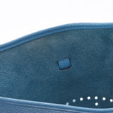 HERMES Hermes Evrin 3 PM Blue No Silver Bracket D (Around 2019) Ladies Toryon Lemance Shoulder Bag AB Rank Used Ginzo