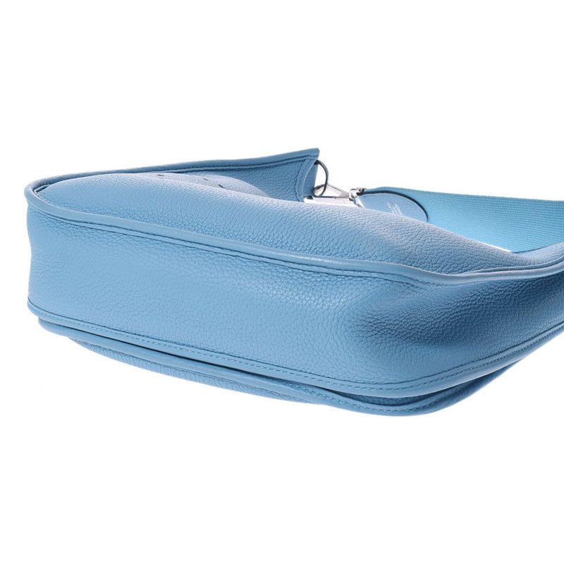 HERMES Hermes Evrin 3 PM Blue No Silver Bracket D (Around 2019) Ladies Toryon Lemance Shoulder Bag AB Rank Used Ginzo