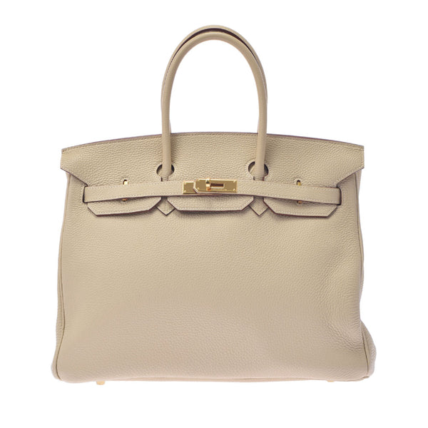 爱马仕爱马仕（Hermes Hermes）伯金（Hermes Hermes birkin）35陶器银支架□l雕刻（2008年左右）dogo手提包中二手Ginzo
