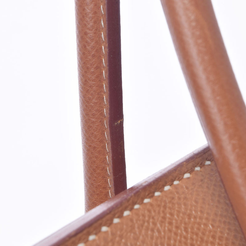 HERMES エルメス バーキン 35 ゴールド ゴールド金具 ○X刻印(1994年頃) ユニセックス クシュベル ハンドバッグ Bランク 中古 銀蔵