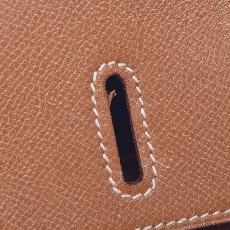 HERMES エルメス バーキン 35 ゴールド ゴールド金具 ○X刻印(1994年頃) ユニセックス クシュベル ハンドバッグ Bランク 中古 銀蔵