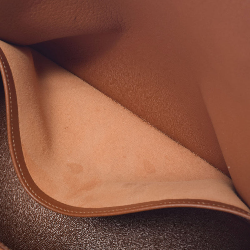 HERMES エルメス バーキン 35 ゴールド ゴールド金具 ○X刻印(1994年頃) ユニセックス クシュベル ハンドバッグ Bランク 中古 銀蔵