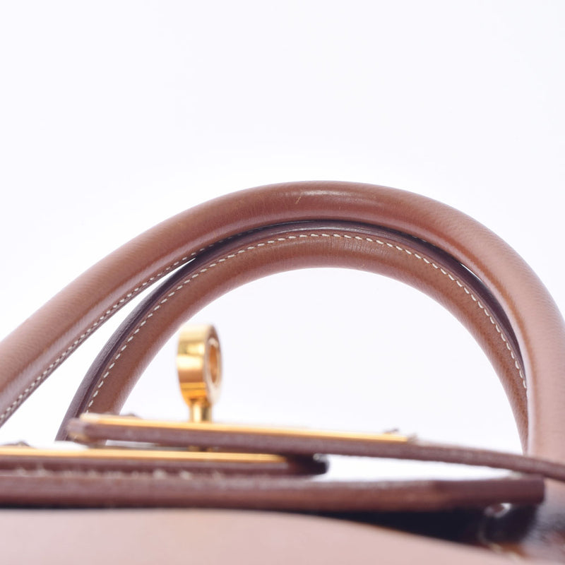 HERMES エルメス バーキン 35 ゴールド ゴールド金具 ○X刻印(1994年頃) ユニセックス クシュベル ハンドバッグ Bランク 中古 銀蔵