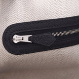 爱马仕爱马仕花园派对TPM黑色银支z雕刻（大约2021年）女士Negonda手提包新金佐