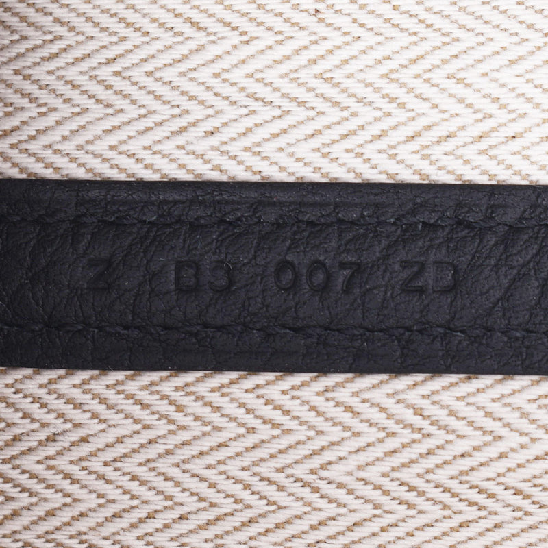 爱马仕爱马仕花园派对TPM黑色银支z雕刻（大约2021年）女士Negonda手提包新金佐