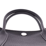 爱马仕爱马仕花园派对TPM黑色银支z雕刻（大约2021年）女士Negonda手提包新金佐