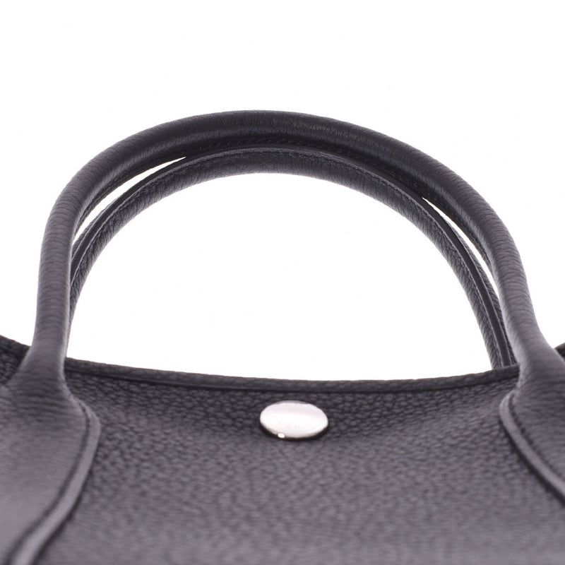 爱马仕爱马仕花园派对TPM黑色银支z雕刻（大约2021年）女士Negonda手提包新金佐