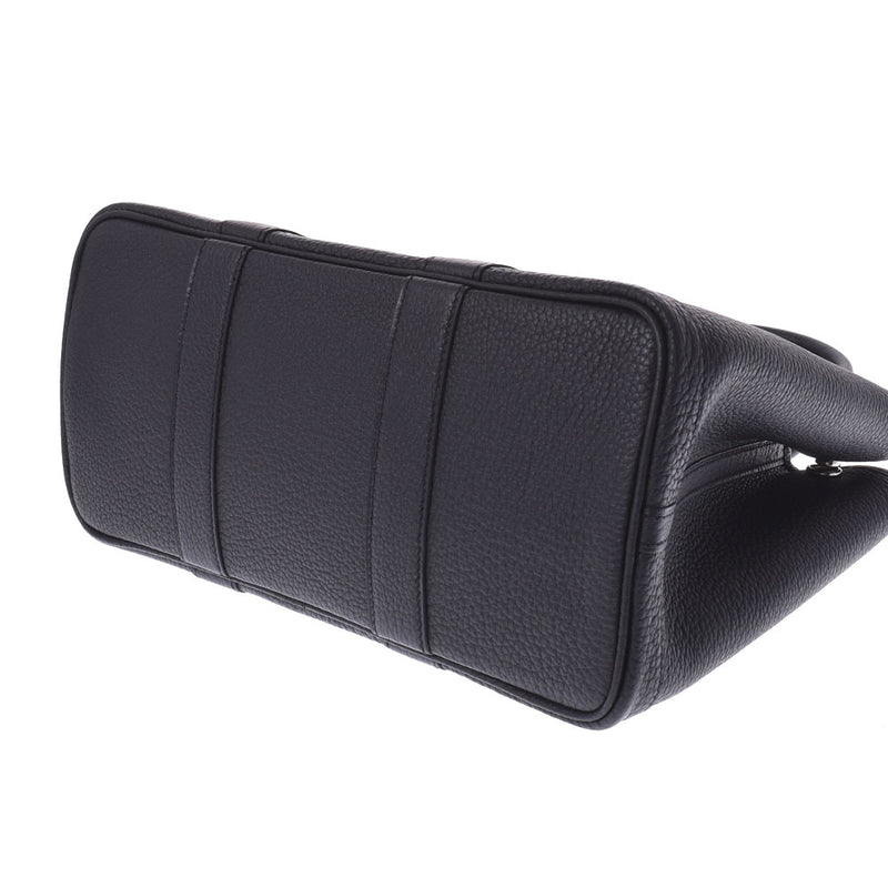 爱马仕爱马仕花园派对TPM黑色银支z雕刻（大约2021年）女士Negonda手提包新金佐