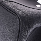 爱马仕爱马仕花园派对TPM黑色银支z雕刻（大约2021年）女士Negonda手提包新金佐