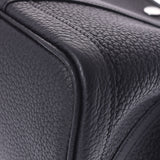 爱马仕爱马仕花园派对TPM黑色银支z雕刻（大约2021年）女士Negonda手提包新金佐