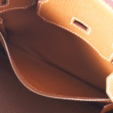 HERMES エルメス バーキン 30 ゴールド シルバー金具 □L刻印(2008年頃) レディース トゴ ハンドバッグ Aランク 中古 銀蔵