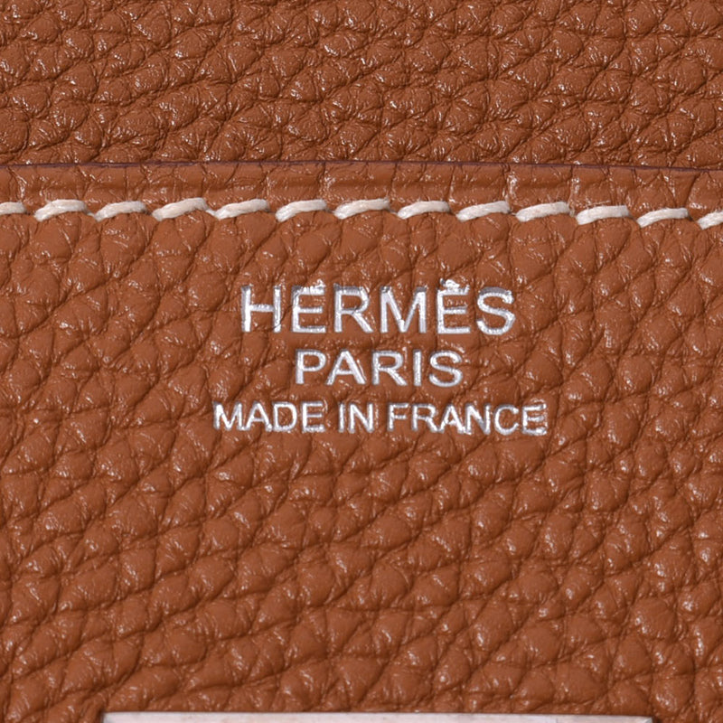 HERMES エルメス バーキン 30 ゴールド シルバー金具 □L刻印(2008年頃) レディース トゴ ハンドバッグ Aランク 中古 銀蔵