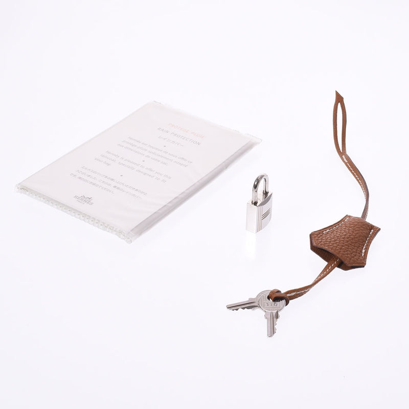 HERMES エルメス バーキン 30 ゴールド シルバー金具 □L刻印(2008年頃) レディース トゴ ハンドバッグ Aランク 中古 銀蔵