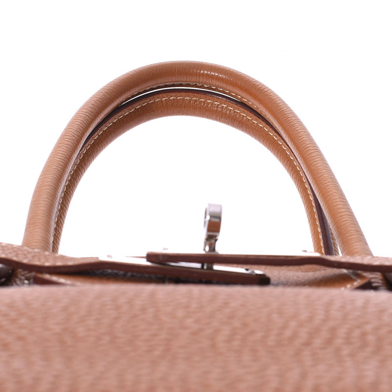 HERMES エルメス バーキン 30 ゴールド シルバー金具 □L刻印(2008年頃) レディース トゴ ハンドバッグ Aランク 中古 銀蔵