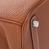 HERMES エルメス バーキン 30 ゴールド シルバー金具 □L刻印(2008年頃) レディース トゴ ハンドバッグ Aランク 中古 銀蔵