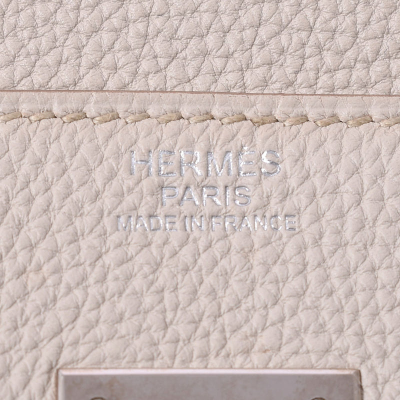 HERMES Hermes Birkin 30 Boton Silver Bracket C engraved (around 2018) Ladies Togo Handbag A Rank used Ginzo