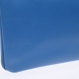 HERMES エルメス オータクロア 32 ブルーフランス ゴールド金具 □H刻印(2004年頃)  レディース クシュベル ハンドバッグ Bランク 中古 銀蔵