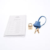 HERMES エルメス オータクロア 32 ブルーフランス ゴールド金具 □H刻印(2004年頃)  レディース クシュベル ハンドバッグ Bランク 中古 銀蔵