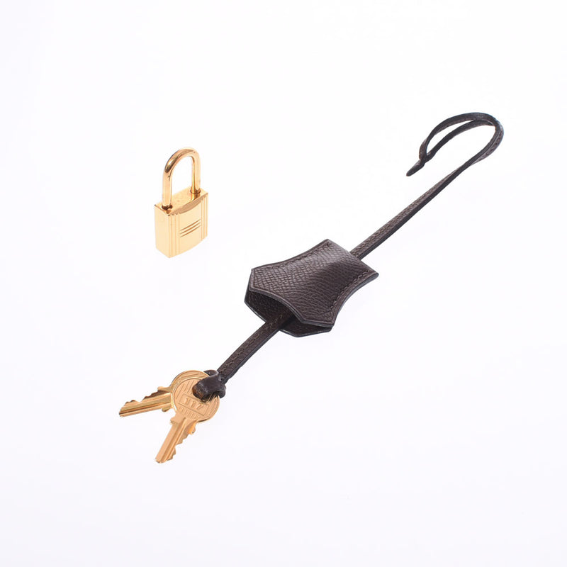 HERMES エルメス バーキン 30 茶 ゴールド金具 □K刻印(2007年頃) レディース ヴォーエプソン ハンドバッグ ABランク 中古 銀蔵