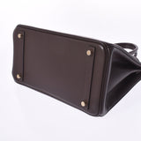 HERMES エルメス バーキン 30 茶 ゴールド金具 □K刻印(2007年頃) レディース ヴォーエプソン ハンドバッグ ABランク 中古 銀蔵